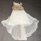 Cute Editions Girls Pink Size 7 And Gold Size 8 Dress Formal Girl Occasion 