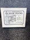 Vtg chadwick Miniature Wood Musical Player Piano no  92488 1976 iob