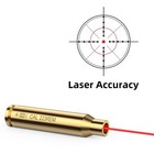 Brass  223 5 56mm Bore Sighter Red Laser Boresighter For Gun Rifle Hunting Tool