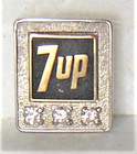 Pepsi Co  7up Soda 10k Logo With Tested      s Employee Service Award Tie Pin 