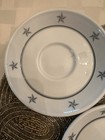S s  United States Lines Lamberton Ocean Liner Fivecoffee Saucers Vintage