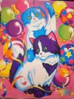 New World Lisa Frank Vintage Playful Kittens Folder Portfolio 90 s Unpunched 