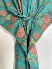 Indian Vintage 100  Cotton Long Beach Maxi Kaftan Dress One Size Caftan Kimono