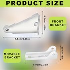 Screen Door Closer Kit With Brackets  Pins  And Screws  Steel Storm Door Parts