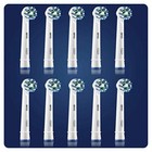Oral-b Crossaction Electric Toothbrush Replacement Brush Head Refill  10 Count 