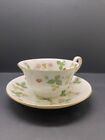 Wedgwood Wild Strawberry Tea Cup   Saucer  In Peony Shape  Excellent Condition