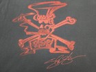 Vintage Slash Guns Roses T Shirt Mens Extra Large Black Top Hat Skull Bones Y2k 