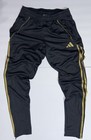 Adidas Tiro 25 Essential Training Pants Black With Gold Stripes