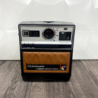 Vtg Kodak Colorburst 100 Instant Camera Adjustable Focus Leather Case
