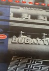 1991 Extra Large Bugatti  eb110 Eb110s Eb112  Brochure rare