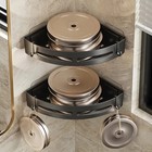 Bathroom Shower Shelf Adhesive Storage Rack No Drill Shampoo Holder Caddy