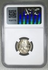 1963 Australia 6p Ngc Ms 64 Classic Brown Label Pop Of 19