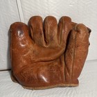 Vintage 1940 s Nokona Sb1 Softball Leather Split Finger Baseball Glove Lefty