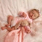 Lifelike Reborn Baby Dolls Girl Full Body Silicone 18 Inch Vinyl Newborn Girl Do