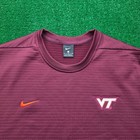 Virginia Tech Hokies Nike Warmup Sweatshirt Mens Xl Maroon Pullover Training