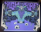 High On Fire Saviours Concert Gig Poster By Jim Mazza  08 Polladium Worcester Ma