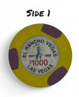El Rancho Casino Las Vegas Nevada  1000 Tribute Casino Chip H c Mold