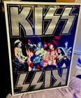 Kiss Japan Promo Poster Polystar Eric Carr Ace Frehley Rare Vintage