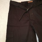 Men s North 15 Brown Belted Classic Utility Cargo Pockets Twill Shorts Size 46