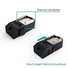 Flash Hot Shoe Mount Adapter Bracket Button Lock With 1 4  Female Thread Tripod