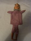 Princess Hand Puppet Paper Mache Painted Vintage German  au4