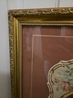 Antique 1901 Victorian Advertising Tri Fold Calender  Beautiful Wood Frame  