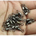 100 50x Rolling Barrel Swivel 220 Lb Fishing Swivels Solid Ring   3 0   