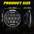 7 Inch Motorcycle Led Headlight Hi-lo Beam Halo For Honda Shadow Spirit 1100 750
