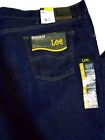 New Lee Mens Big   Tall Regular Fit Straight Leg Blue Jeans Many Sizes Available