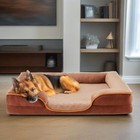 42  L Dog Bed For Extra Large Size Dogs With Non-slip Base  Orthopedic Pet Sofa 