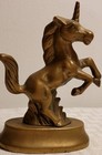 Silod Brass Unicorn Statue Figurine 3 25 In 