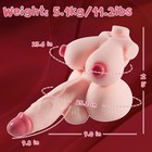 11 2lb Shemale Sex Doll Futa Sex Toys With Penetrable Dildo Nipples And Pussy   