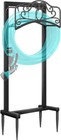 Detachable Garden Hose Holder Heavy Duty Freestanding Hanger Stand Black 41 5 