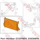 Aluminum Intercooler For 2011-2016 Chevy Silverado gmc Sierra 2500 3500 Hd 6 6l
