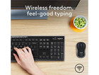 Logitech Mk270 Full Size Wireless Keyboard And Mouse Combo - Black