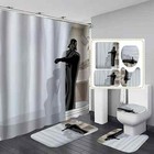 Darth Vader Star Wars Bathroom Rugs Set Shower Curtain Bath Mat Toilet Lid Cover
