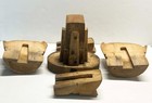 Vintage Wooden Puzzle Hat Block Millinery Mold
