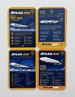 Atlas Air Trading Cards Set Of 4  Boeing Lcf Dreamlifter  747  777  767