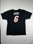 Lebron James Miami Heat  6 Adidas Nba Jersey Style Graphic T-shirt Mens Size Xl