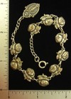 Vintage Catholic Bracelet Flowers Roses Saint Therese Jesus Mary Saint Joseph