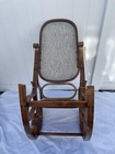 Vintage Thonet Style Bentwood Rocking Chair Mcm 70 s 80 s Rare Mid Century
