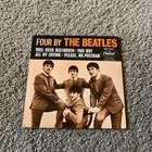 Four By The Beatles Rare Original 7  Capitol Ep 45 W  Cover Eap 1-2121 Vg  