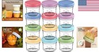 Airtight 4oz Glass Baby Food Containers - 12 Count  Perfect For Purees   Snacks