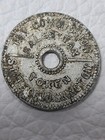 Sales Tax Token State Of Washington Tax Commission Aluminum 5 8  Round Hole Vtg