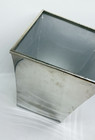 Restoration Hardware Dillon Trash Can Polished Chrome Silver Waste Basket 11 