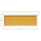 10 Assembled Beehive Frames  Coated Beeswax Foundations For Beekeeping  6-1 4 