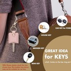 Broken Car Key Loop Replacement - Car Key Cover  Leather Key Sleeve  Keychain