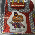 Vintage Mcdonalds Prismatic Sticker Sheet 1985 Mayor Mccheese Grimace Sealed