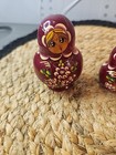Vintage Russian Nesting Dolls Set Of 4 Classic Wooden Ussr