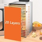 Commercial Food Dehydrator 20 Stainless Steel Trays Food Dryer Machine For Fruit